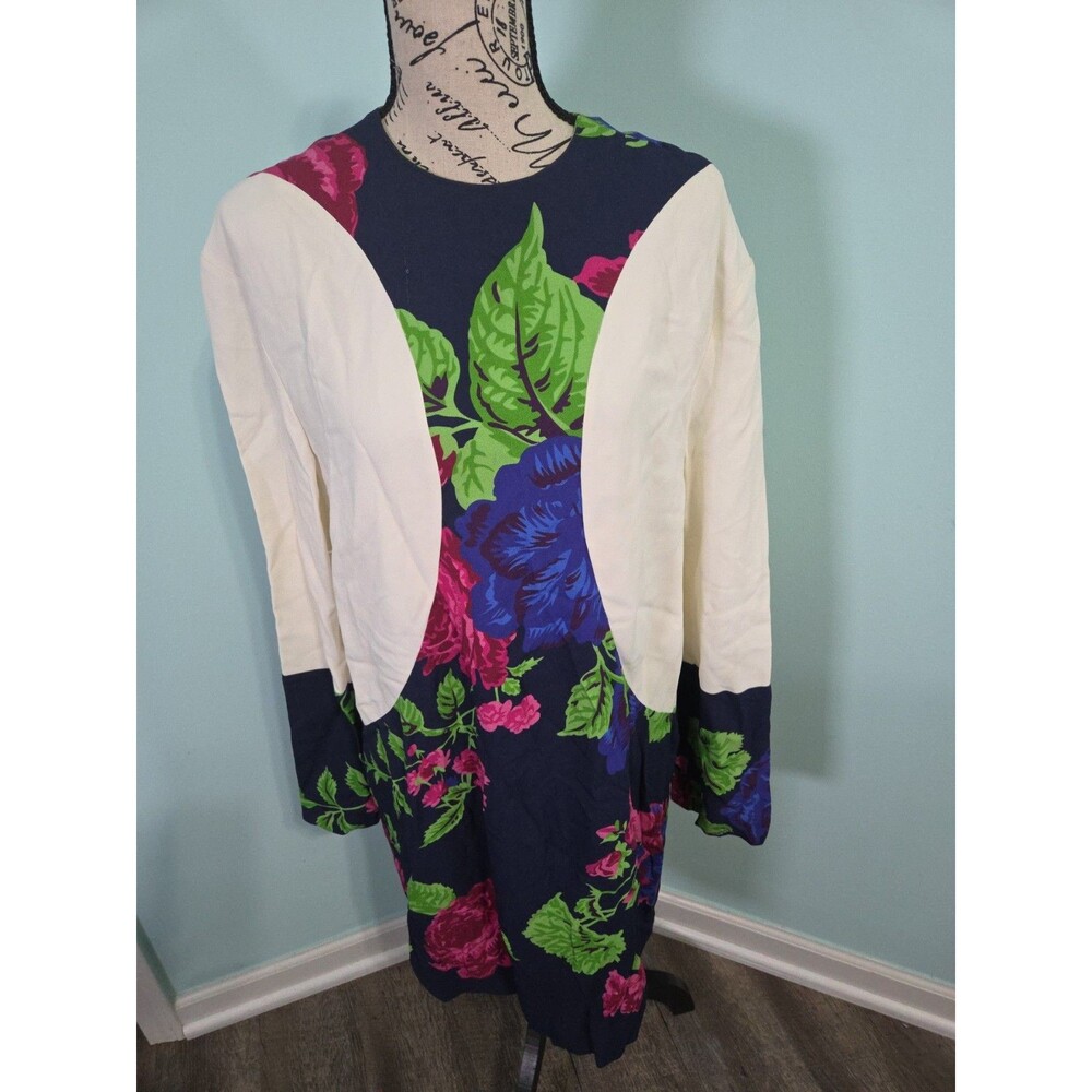 MSGM Floral Dress Multicoloured Women’s Large Made In Italy 42 10 12 large